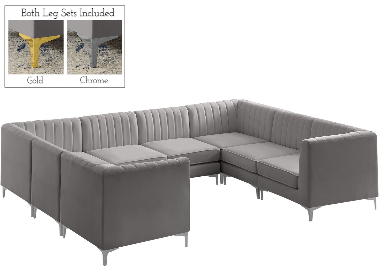 Alina - 8 Piece Modular Sectional