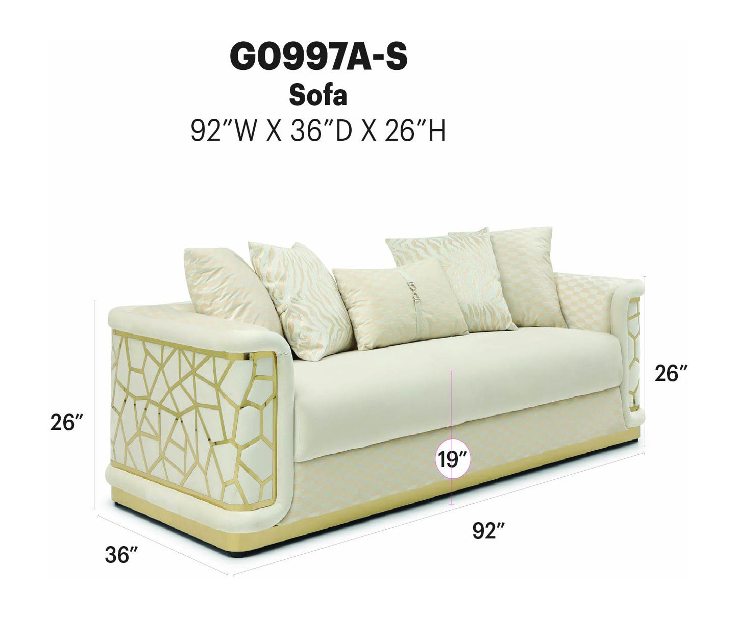 Glory Furniture - Talia - Sofa
