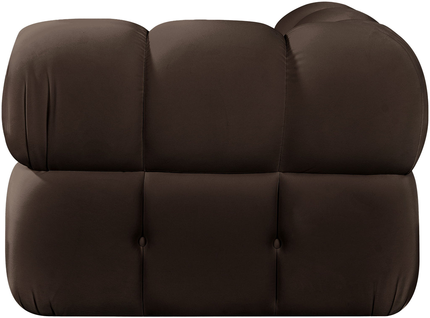 Orin - Velvet Performance Fabric Upholstered Modular Corner Chair