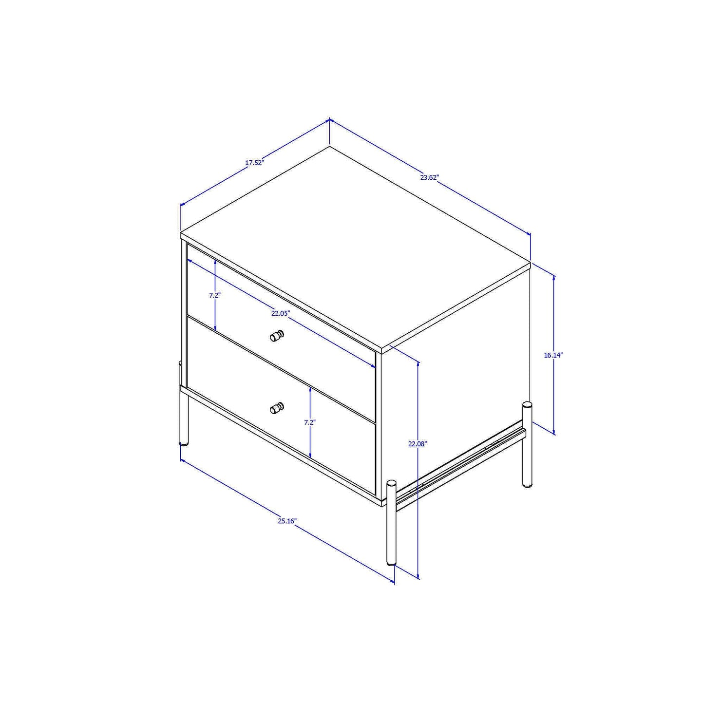 Manhattan Jasper - Nightstand