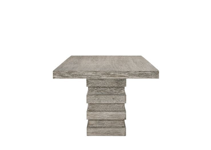 Faustine - Dining Table - Salvaged Light Oak