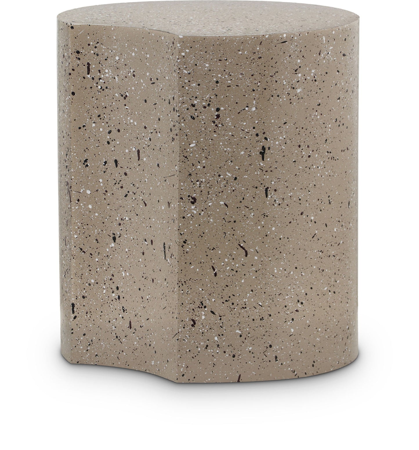 Dimple - End Table - Terazzo Finish