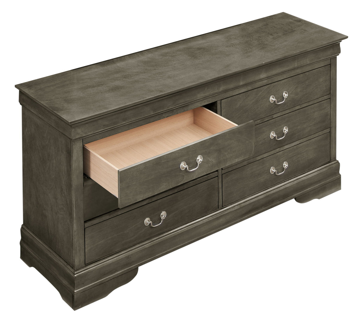 Glory Furniture - Louis Phillipe - Dresser & Mirror