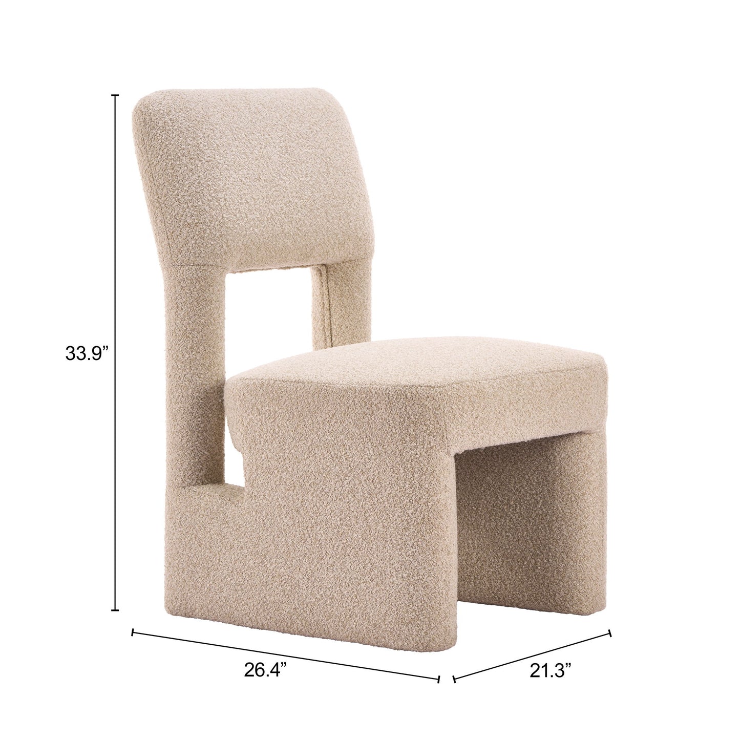 Dewey - Dining Chair (Set of 2) - Beige
