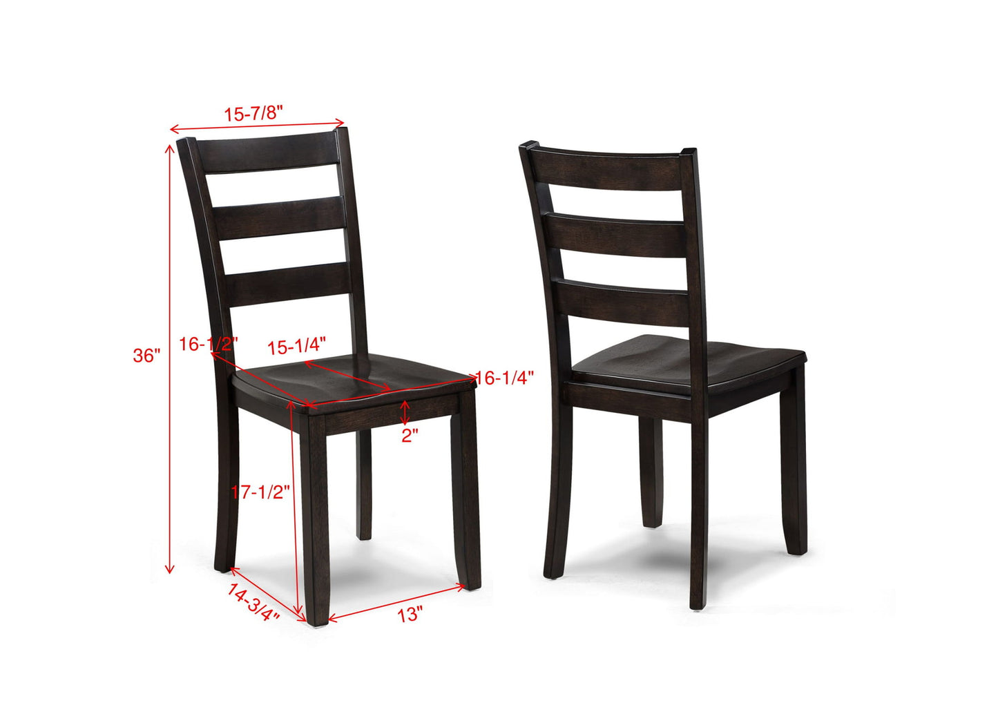 Durham - 5 Piece Dining Set - Espresso