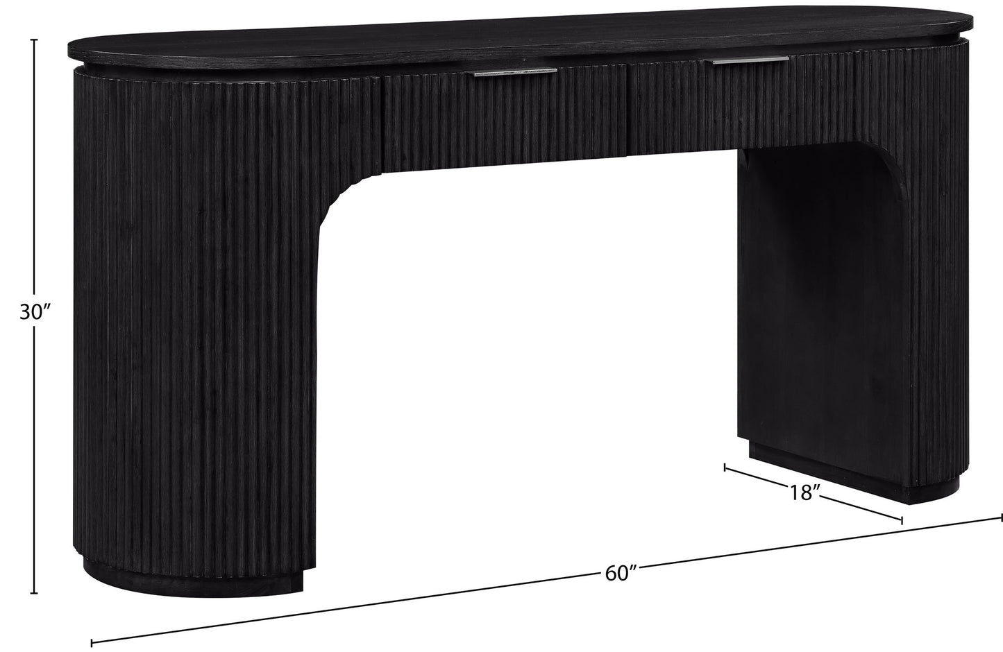 Astrid - Solid Wood And Oak Veneer Desk