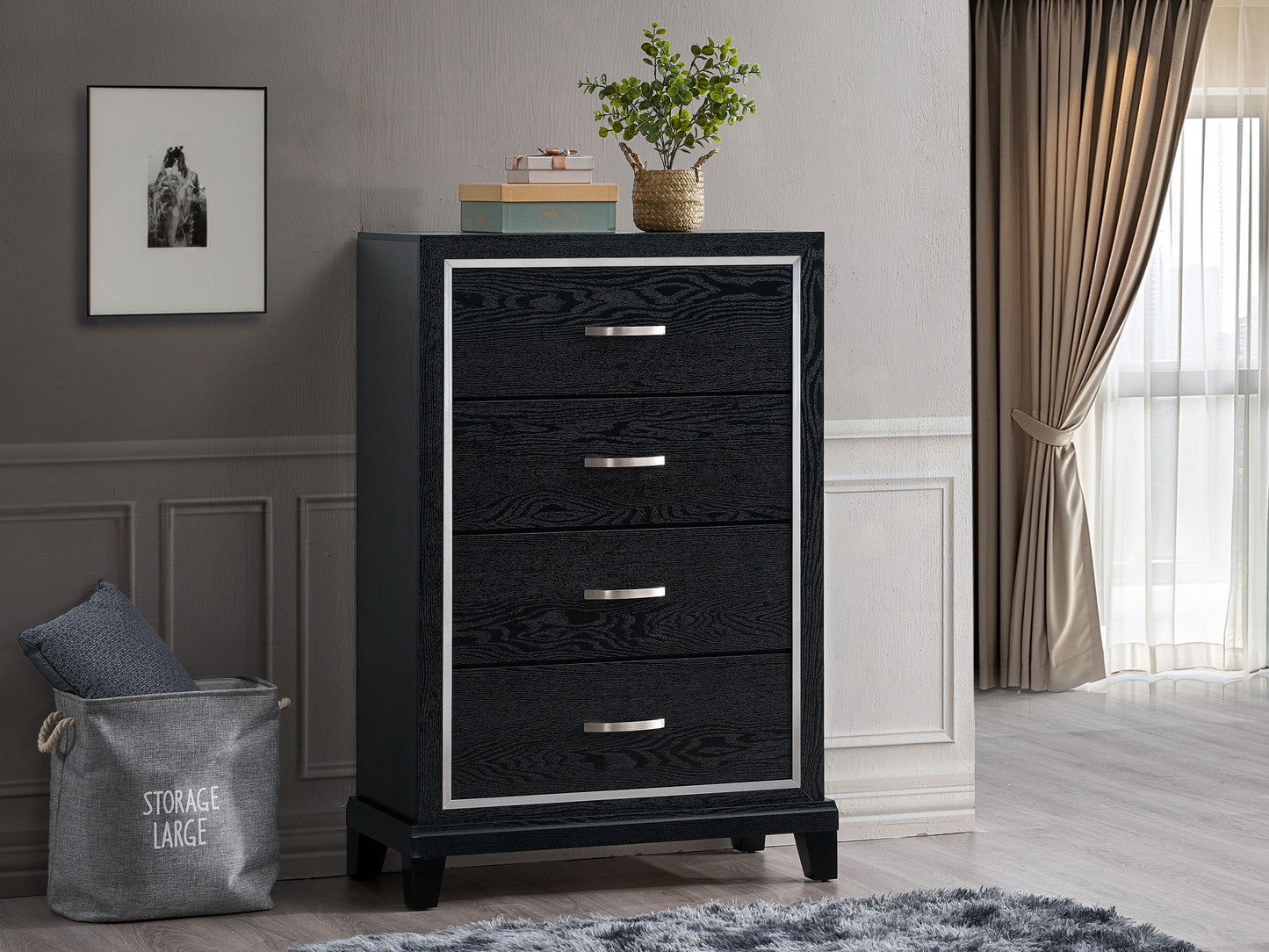 Livingston - Chest - Black