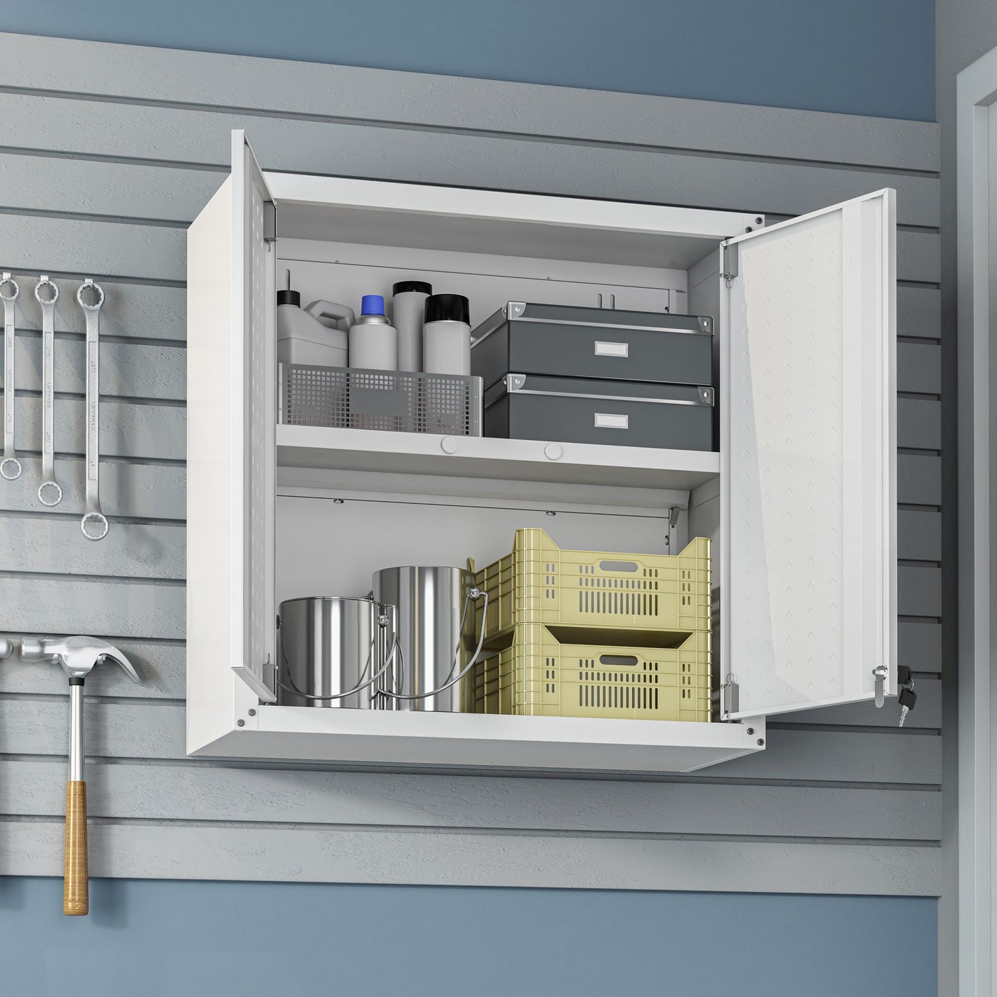 Manhattan Fortress - Floating Garage Cabinet
