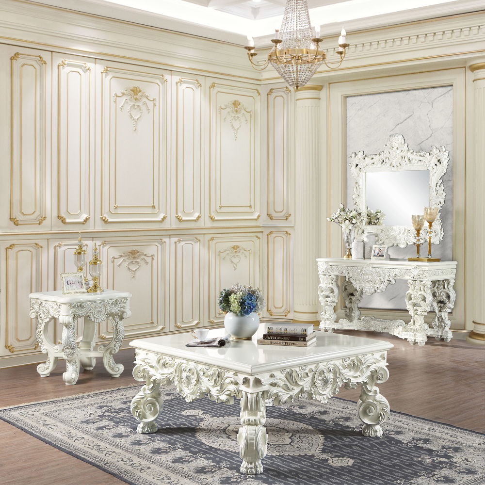 Adara - Coffee Table - Antique White