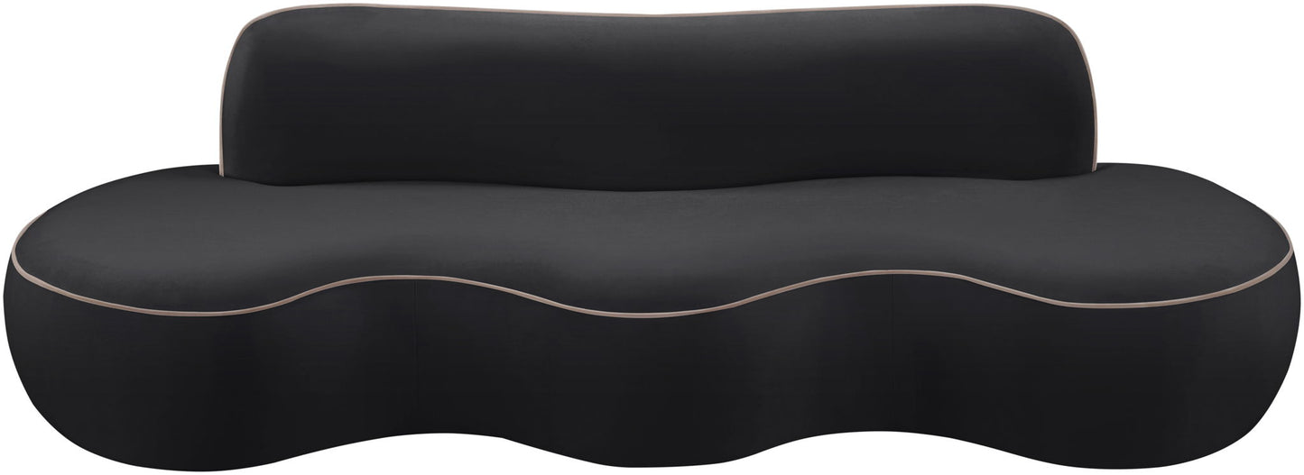 Swerve - Velvet 101" Upholstered Sofa