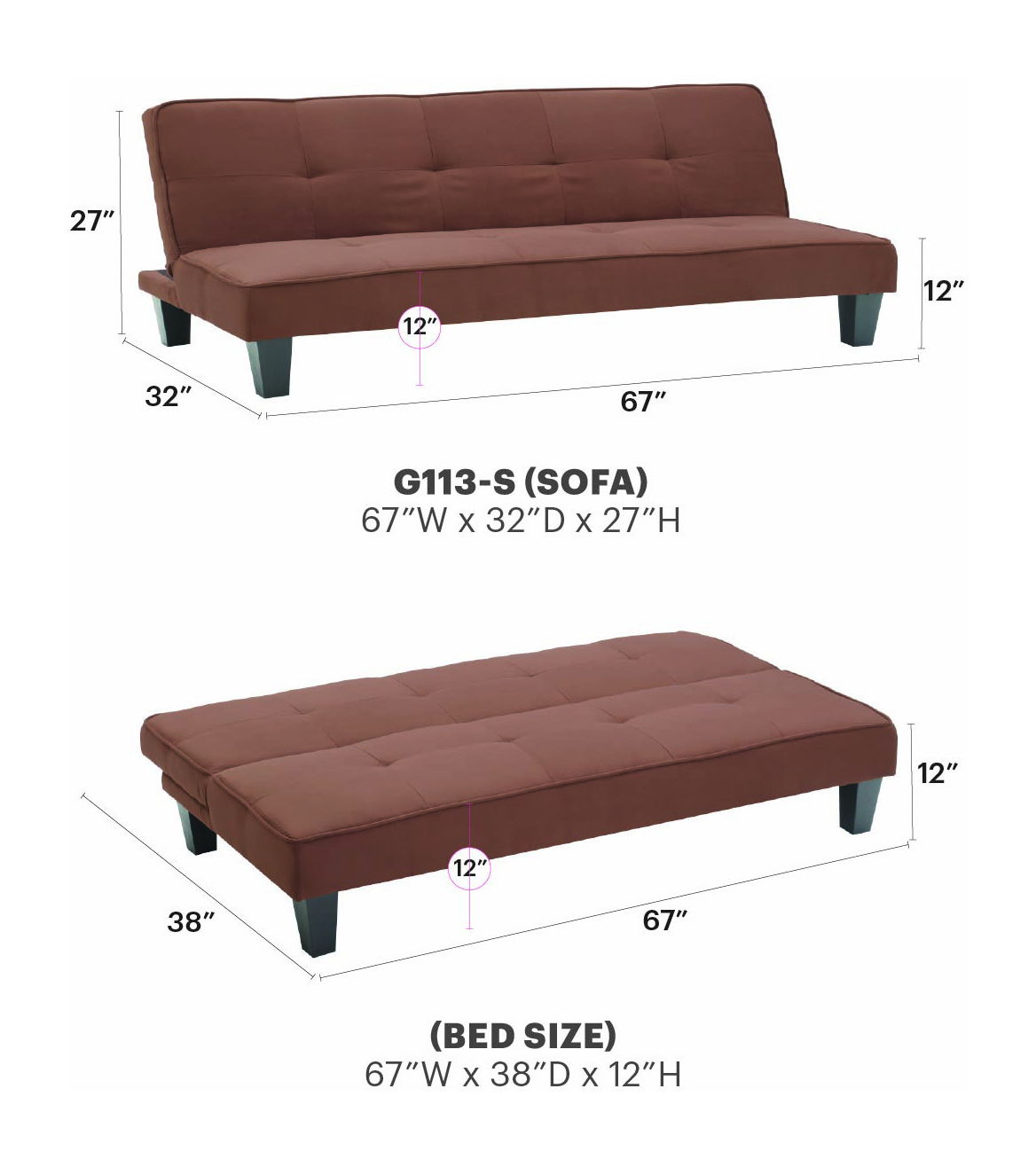 Glory Furniture - Alan - Sofa Bed