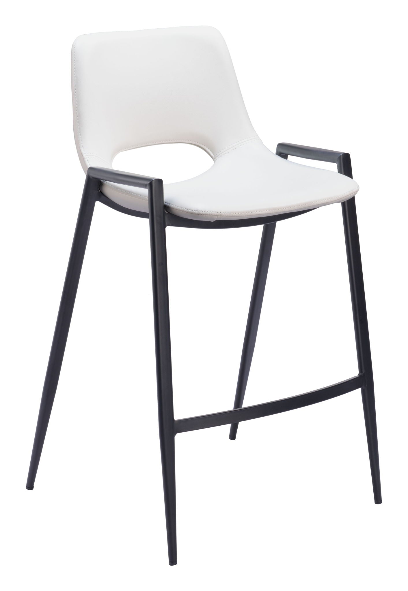 Desi - Counter Chair With Black Legs (Set of 2)