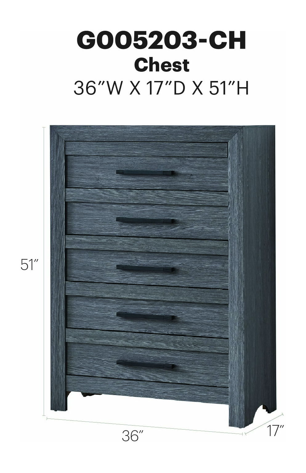Glory Furniture - Rustica - Chest