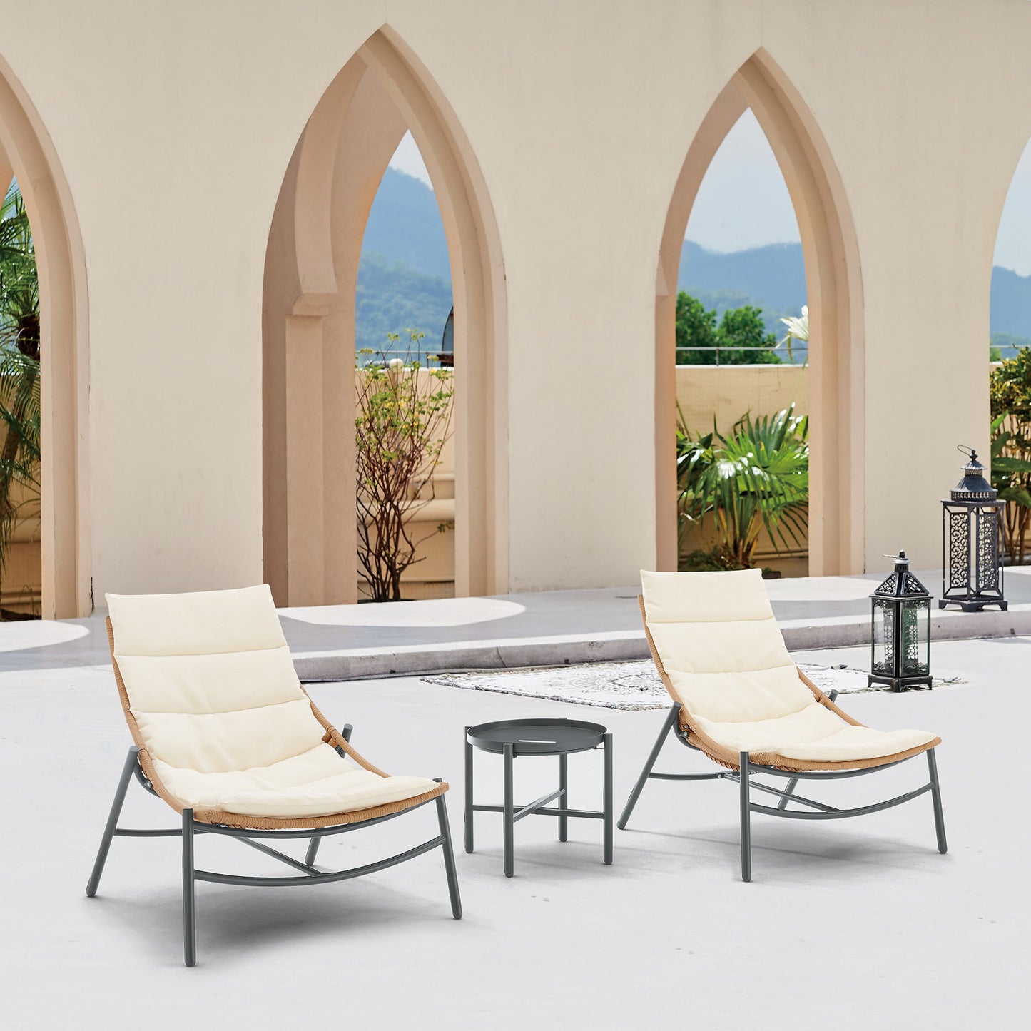 Manhattan Sunset - 3-Piece Conversation Set