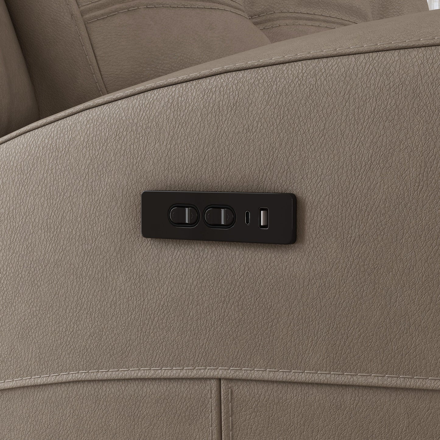 Iris - Power Reclining Sofa With Power Headrests