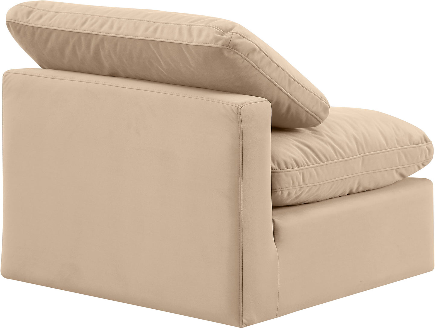 Indulge - Velvet Armless Chair