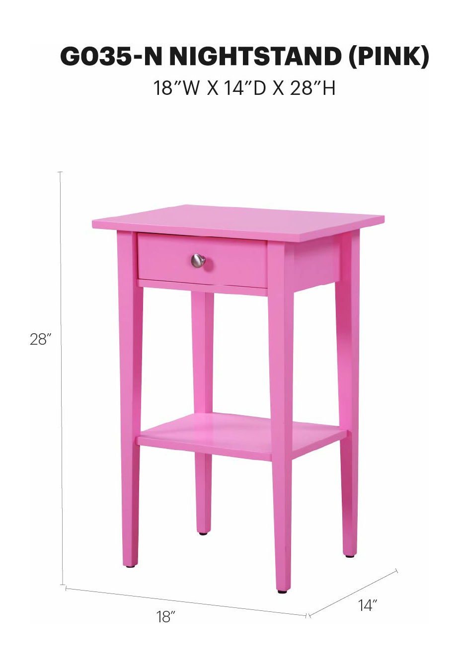 Glory Furniture - Dalton - Nightstand
