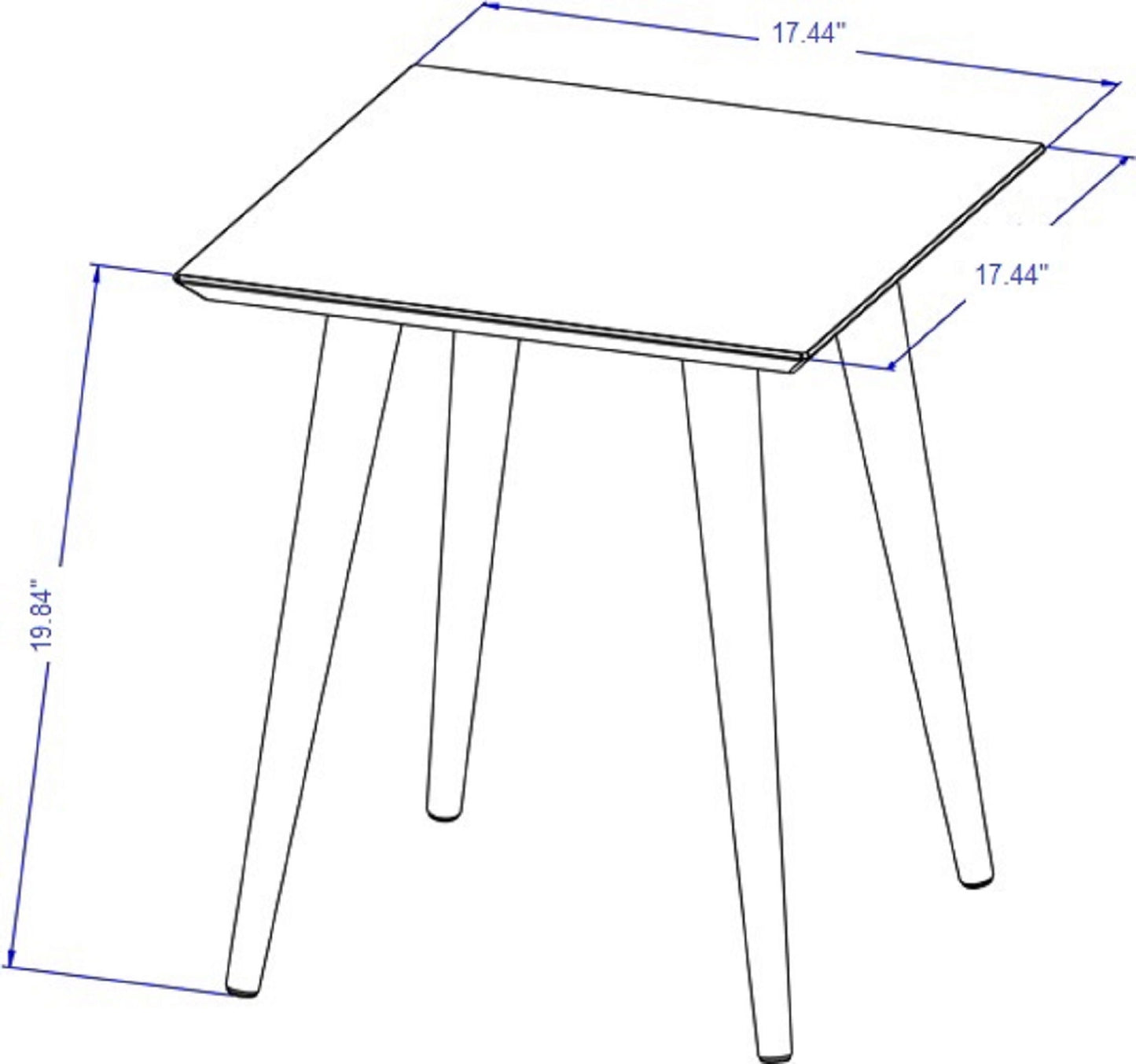 Manhattan Utopia - Rectangle Table - Off White