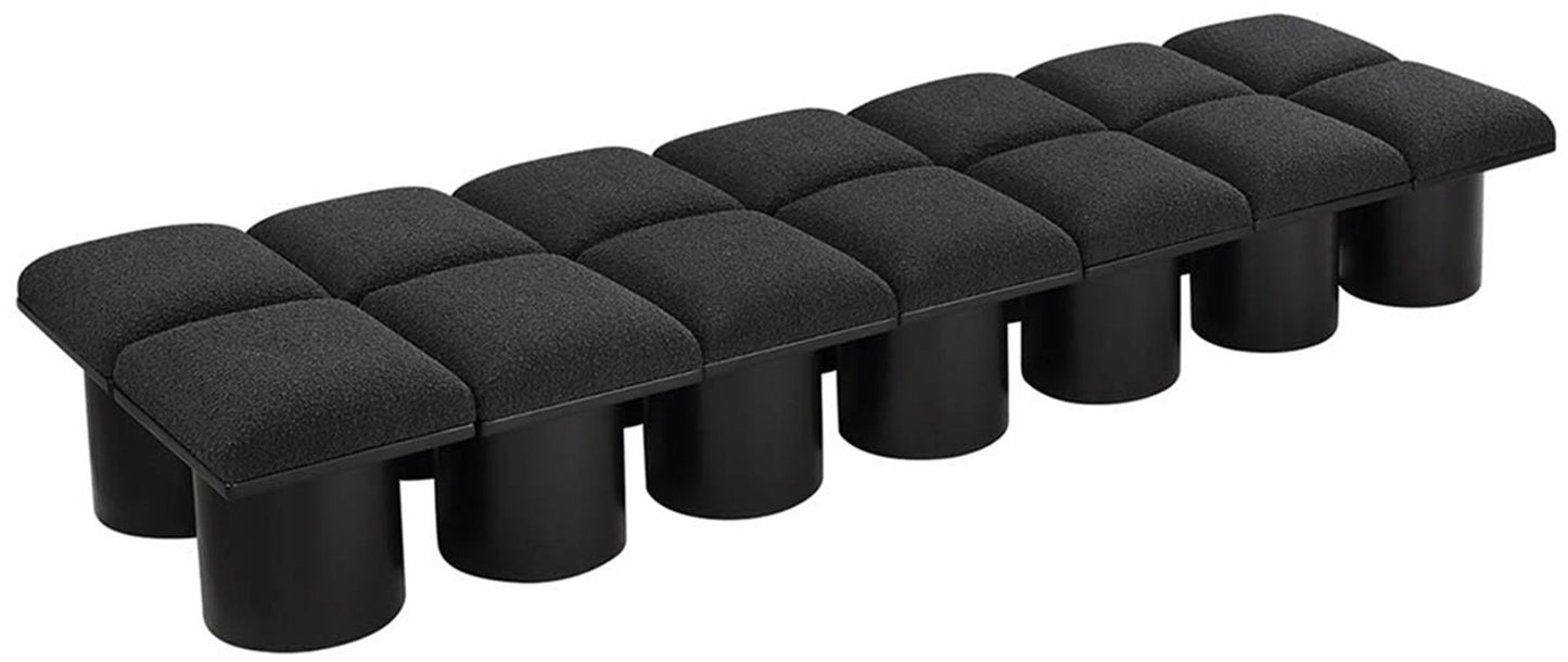 Pavilion - 14 Piece Modular Bench With Black Base