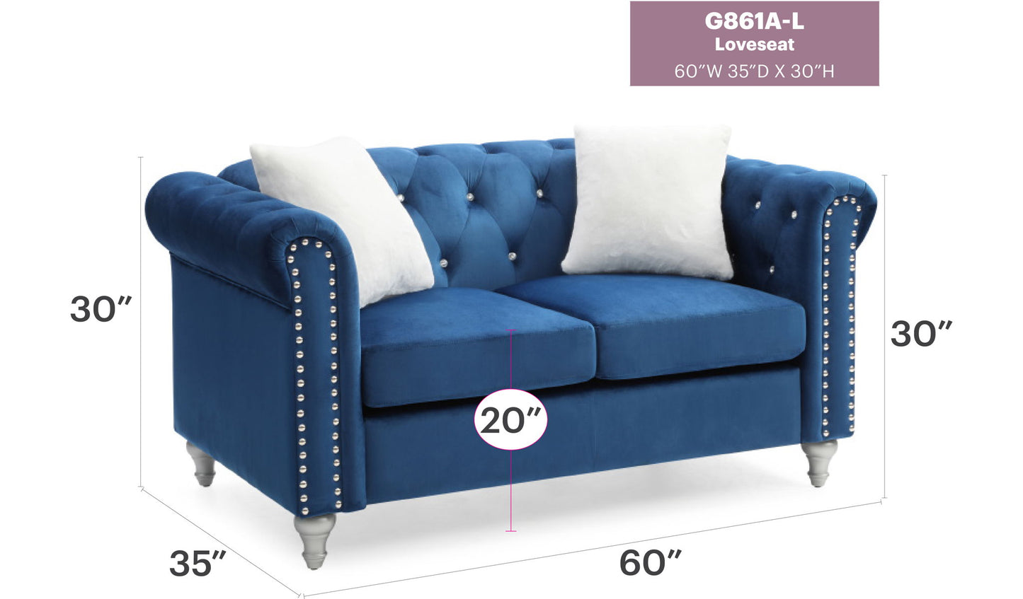Glory Furniture - Raisa - Loveseat