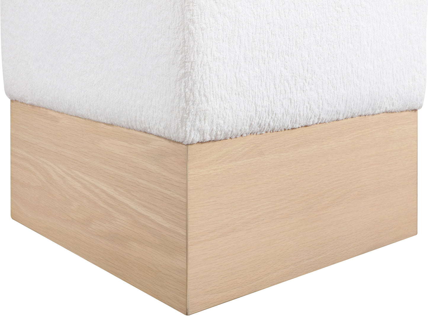 Havre - Ottoman / Stool With Natural Base