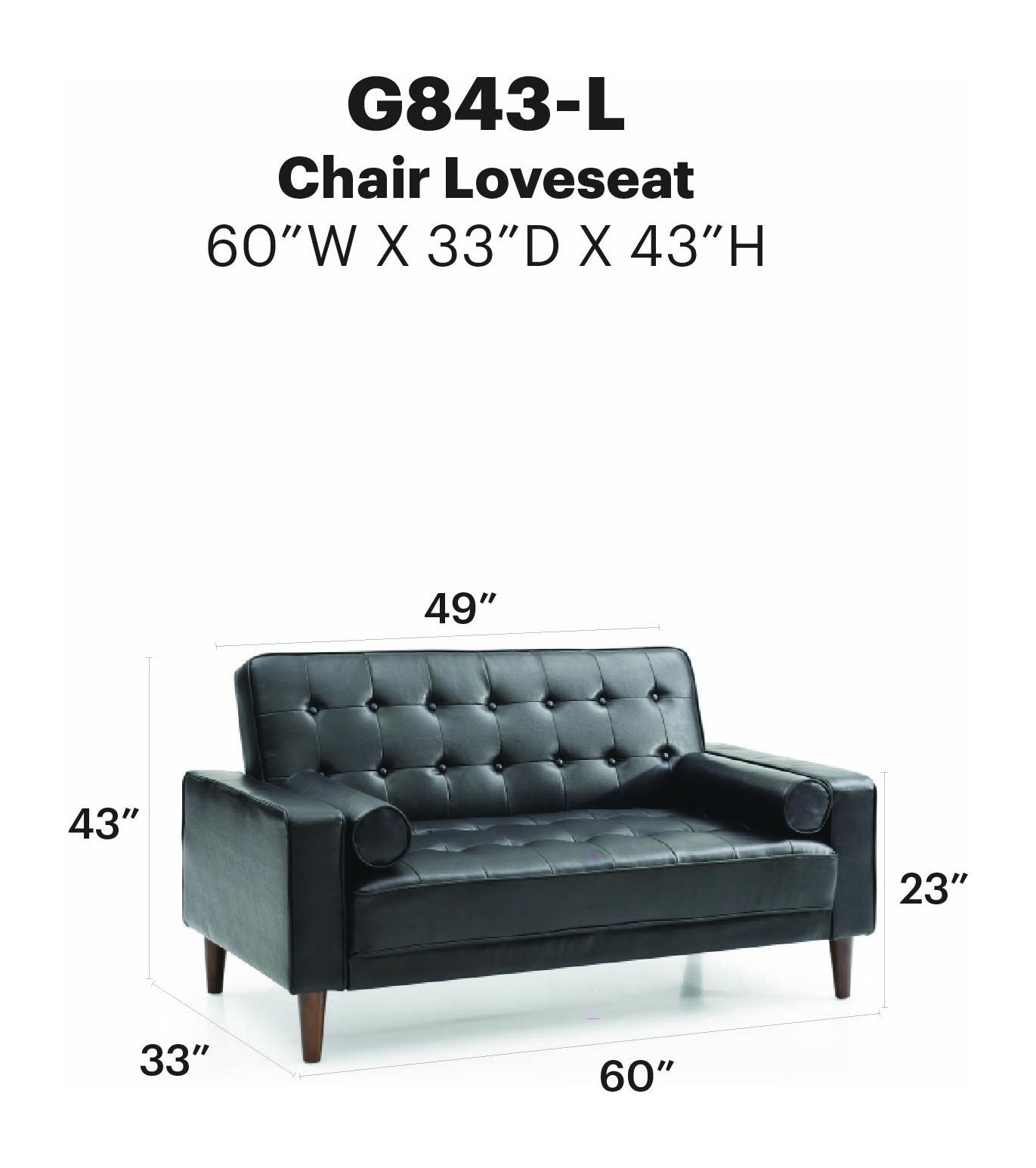 Glory Furniture - Andrews - Loveseat Bed
