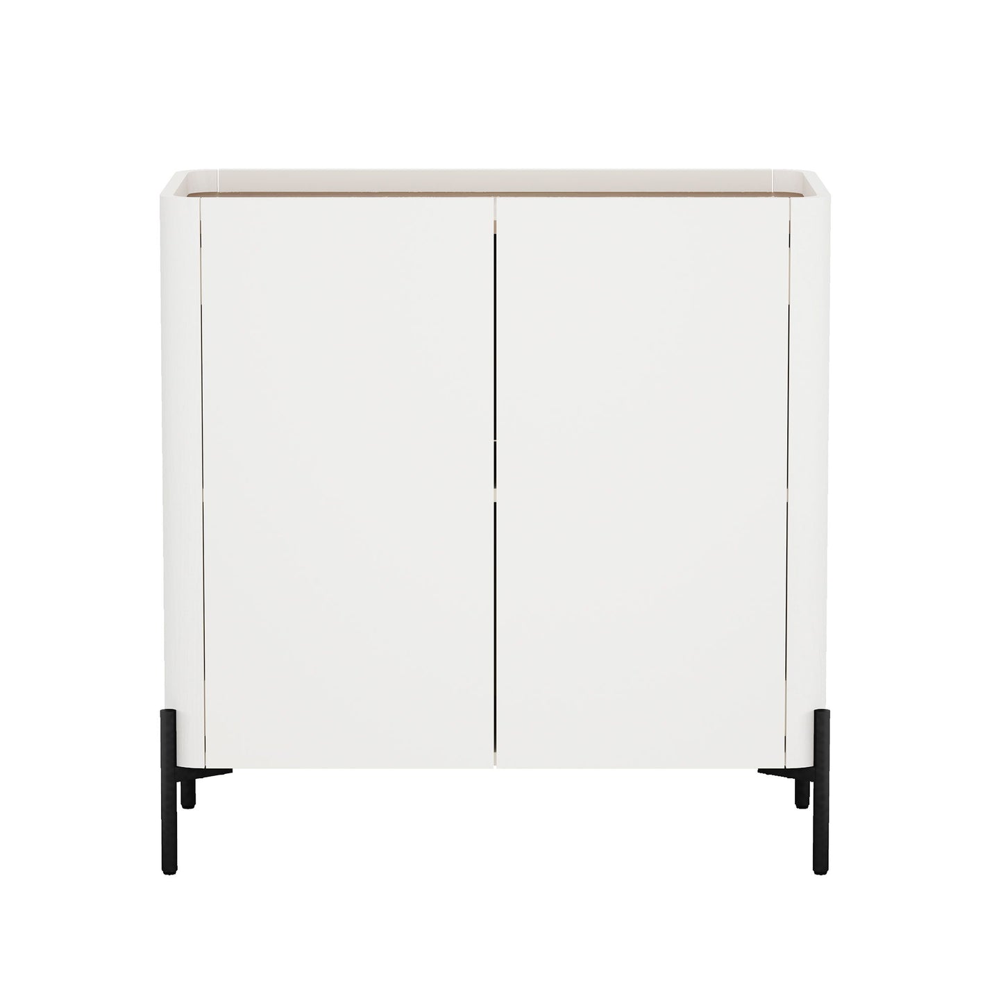 Abbey - Accent Cabinet - Maple And Off White