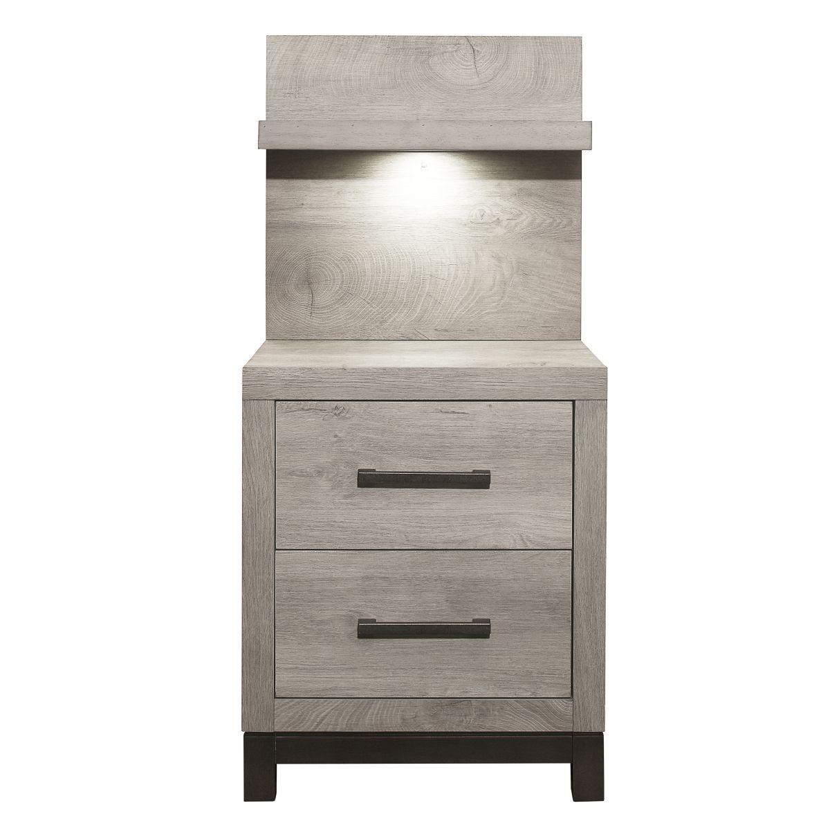 Zephyr Night Stand with Wall Panel