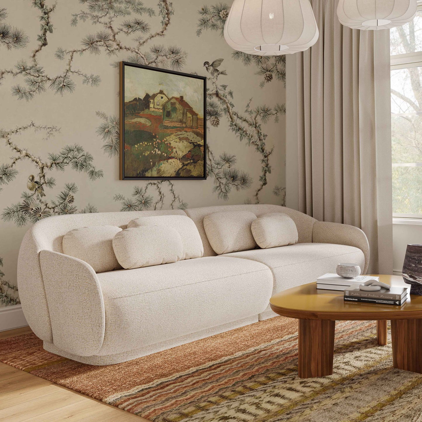 Misty - Modular 4-Seater Sofa - Cream