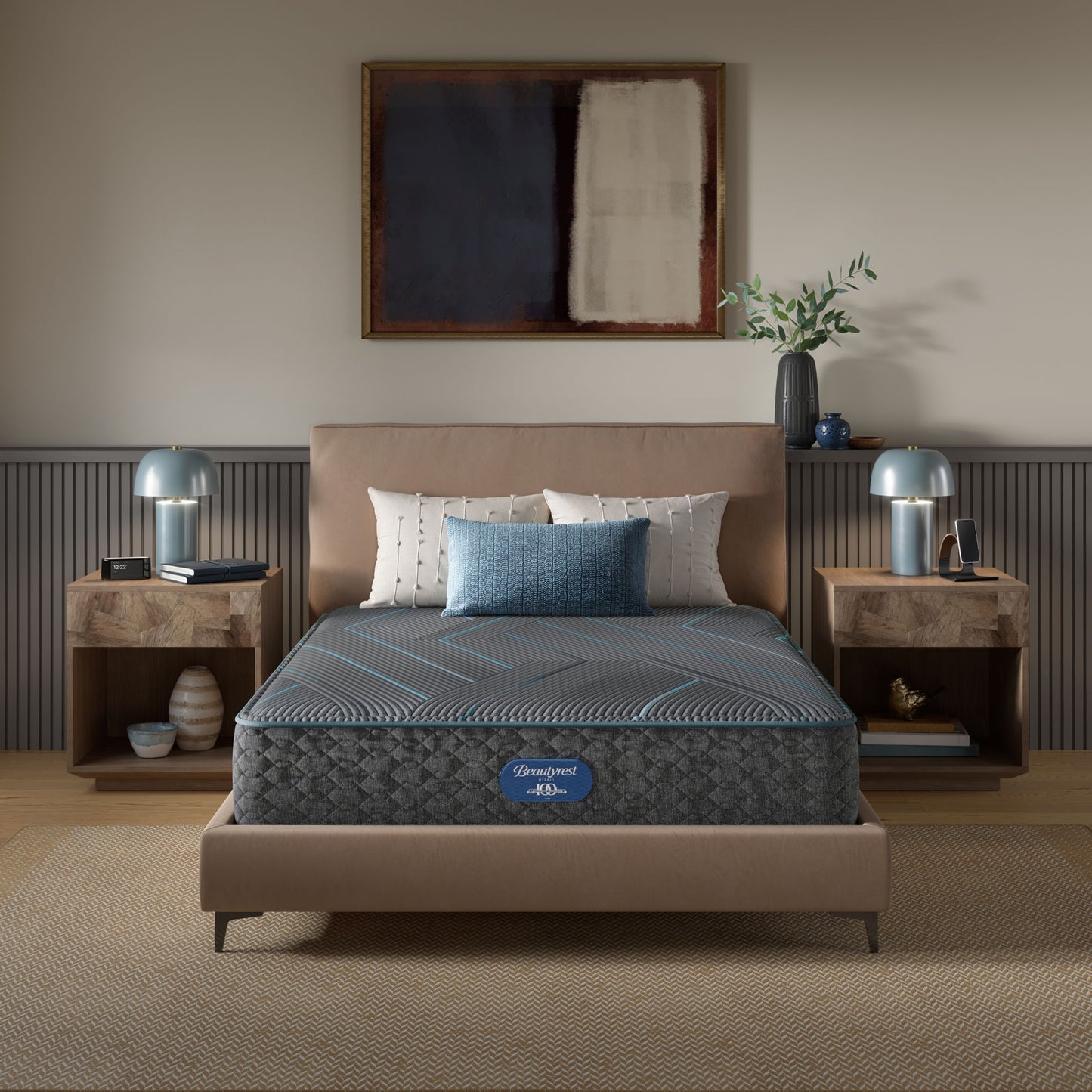 Beautyrest - Bellevue  Hybrid Medium Firm Mattress