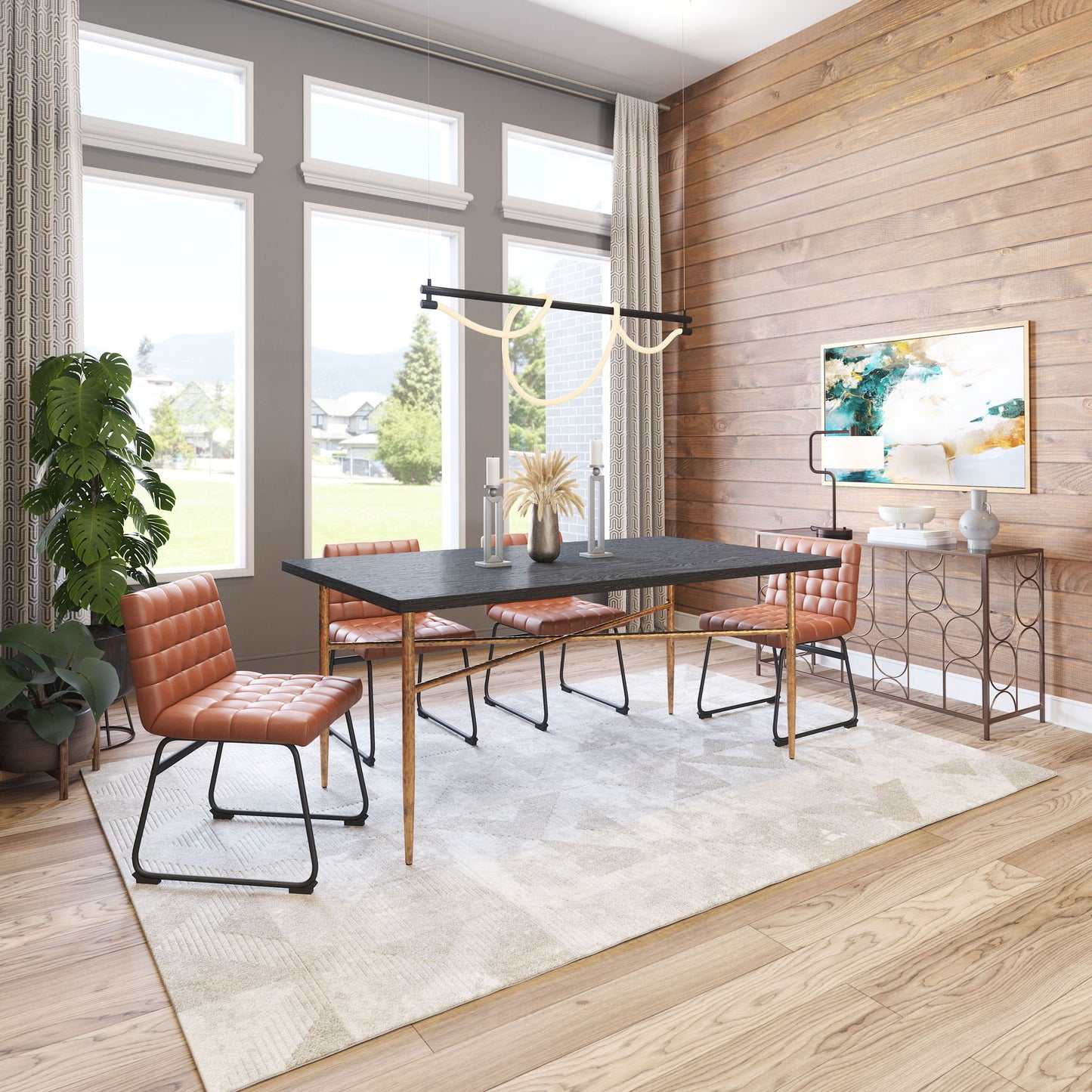 Nida/Norden - Dining Table - Black