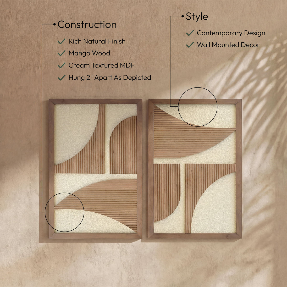 Cadence - 2 Piece Wall Art