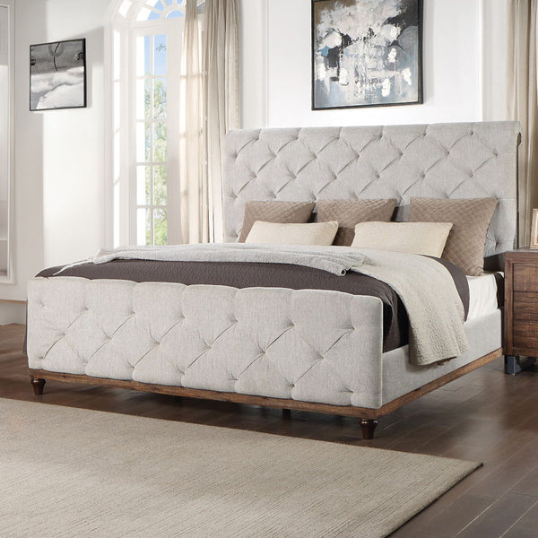 Andria - Queen Bed - Gray