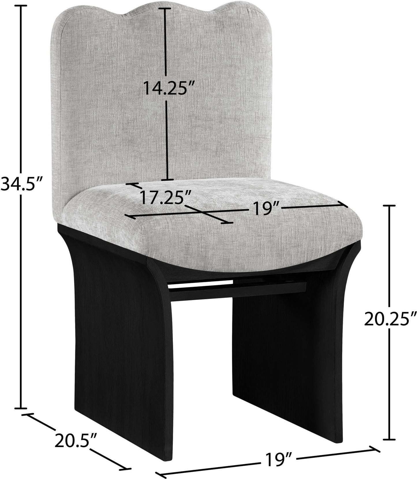 Shaw - Dining Chair - Black Base