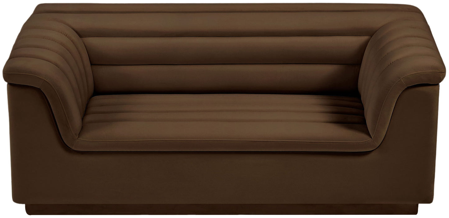 Cascade - Velvet Loveseat