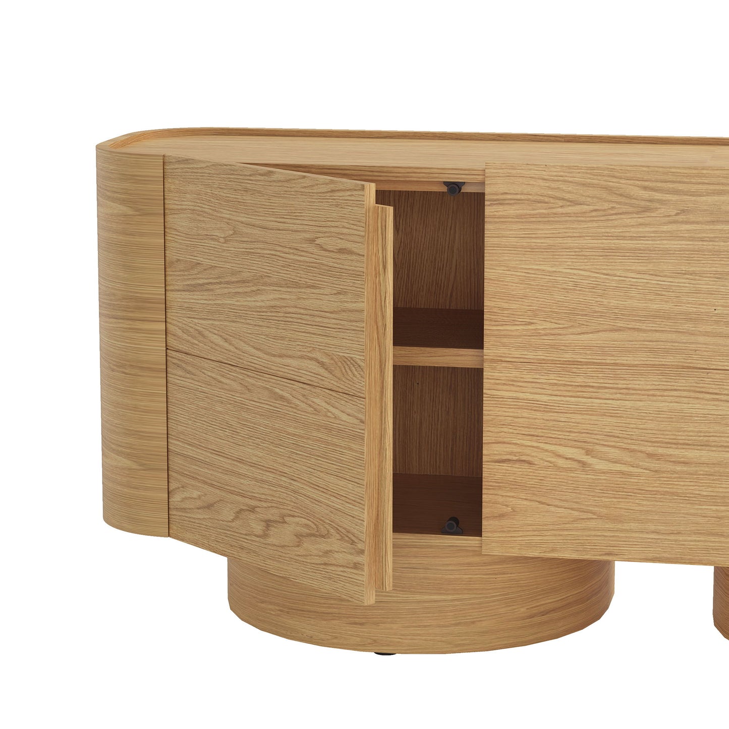 Solis - Solid Wood Sideboard (3-Door) - Natural