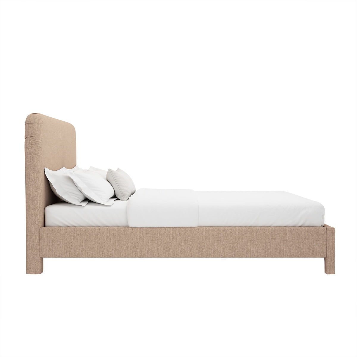 Layton - Rounded Corner Upholstered Bed
