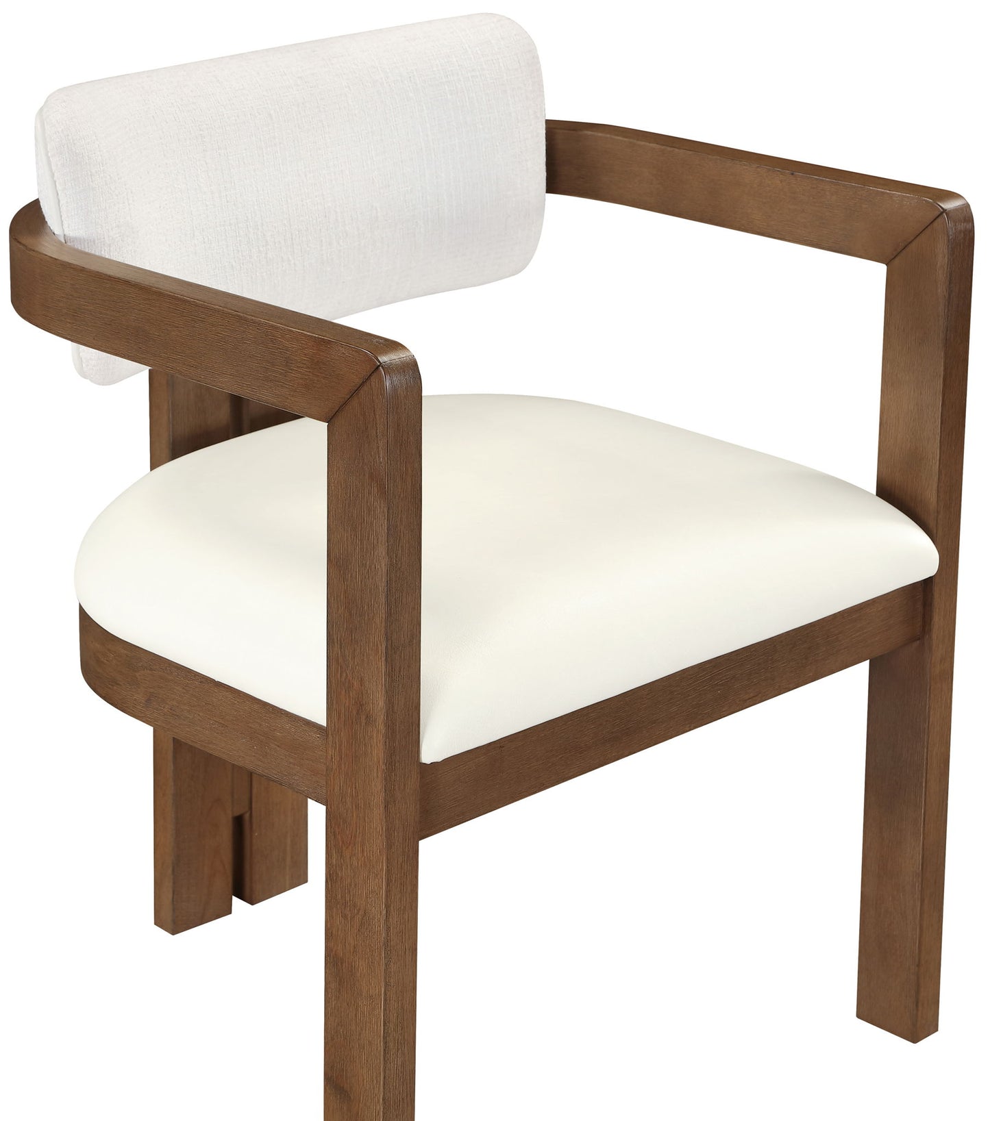 Ravina - Upholstered Dining Chair With Stained Brown Base (Set of 2)