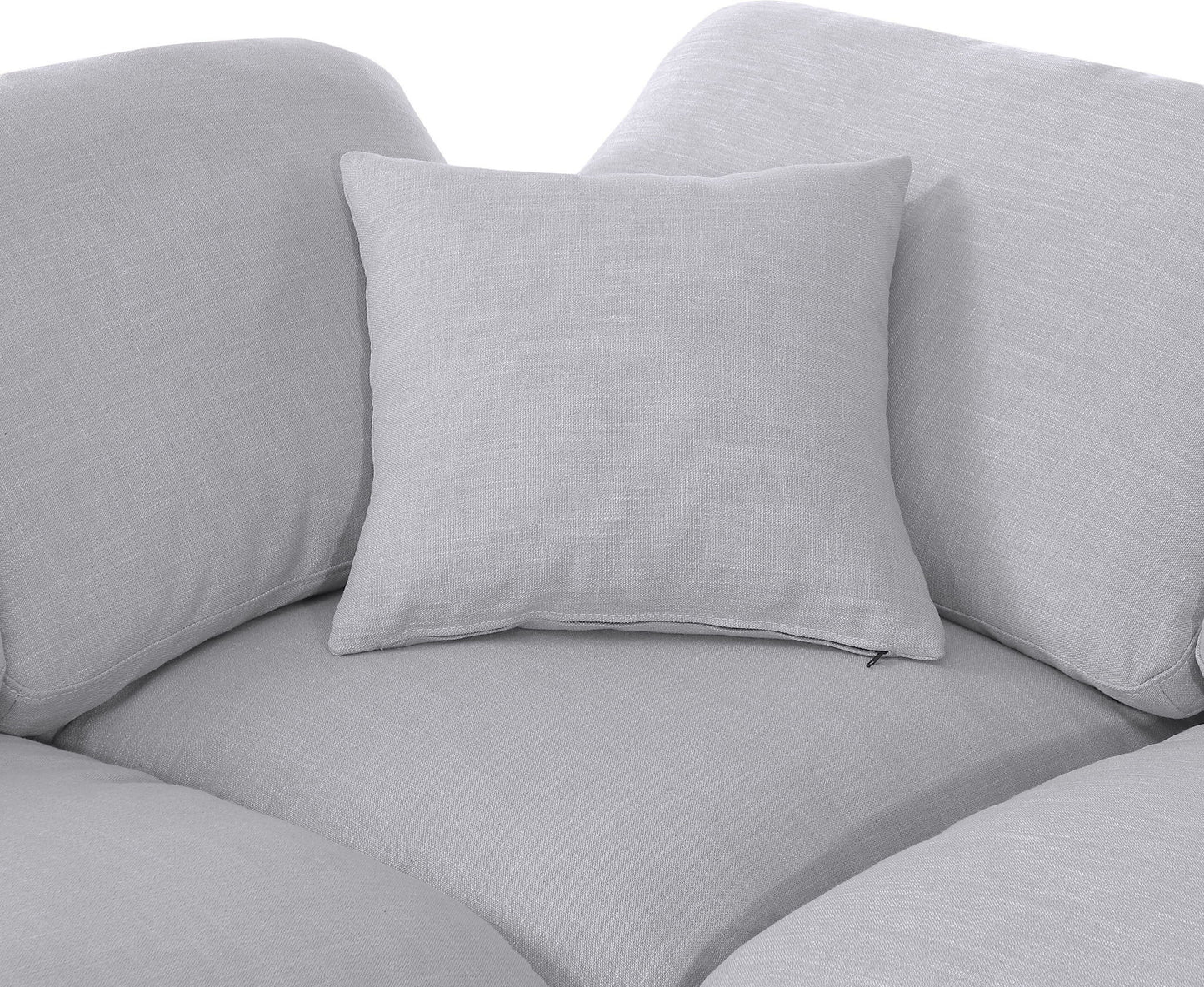 Indulge - Linen 6 Piece Modular Double Chaise Sectional