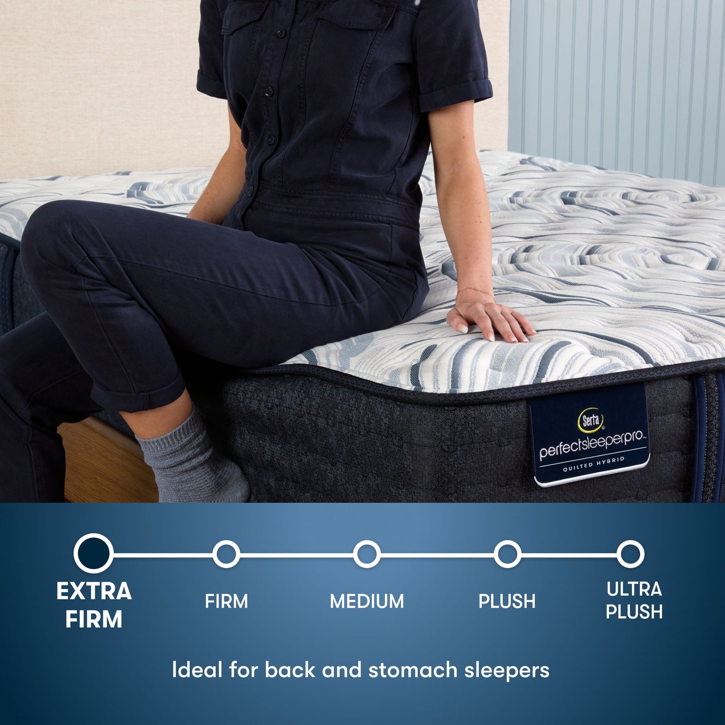 Perfect Sleeper Pro Hybrid - 12.5" Hampton Latex Extra Firm Mattress