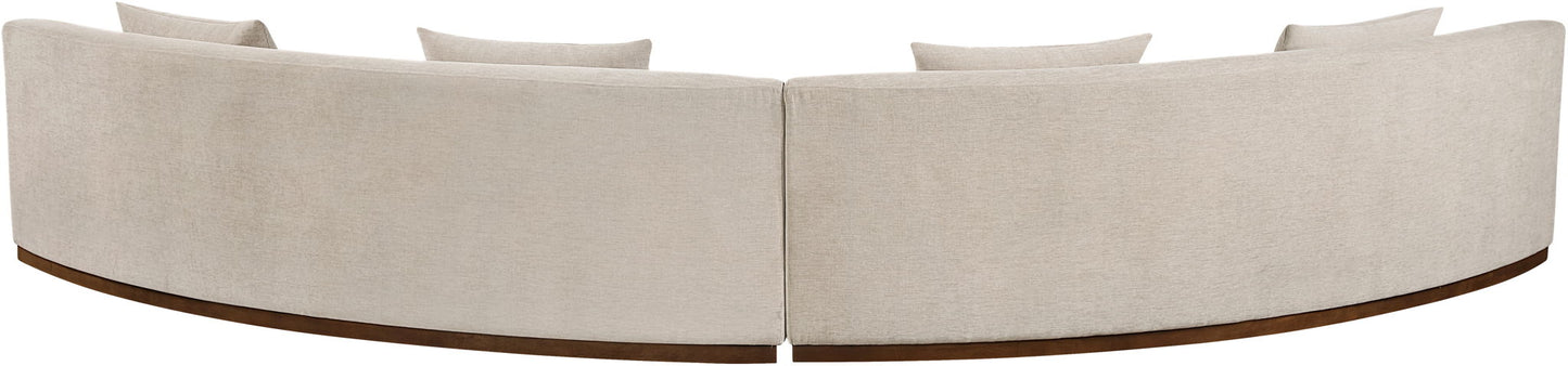 Avanti - 182.5" Chenille Fabric Upholstered 2 Piece Modular Sectional