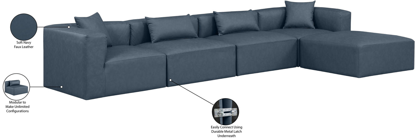 Cube - 5 Piece Modular Sectional With Chaise