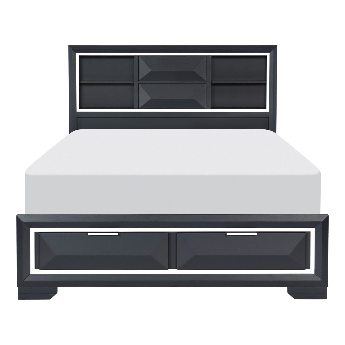 Rosemont Eastern King Platform Bed with Footboard Storage