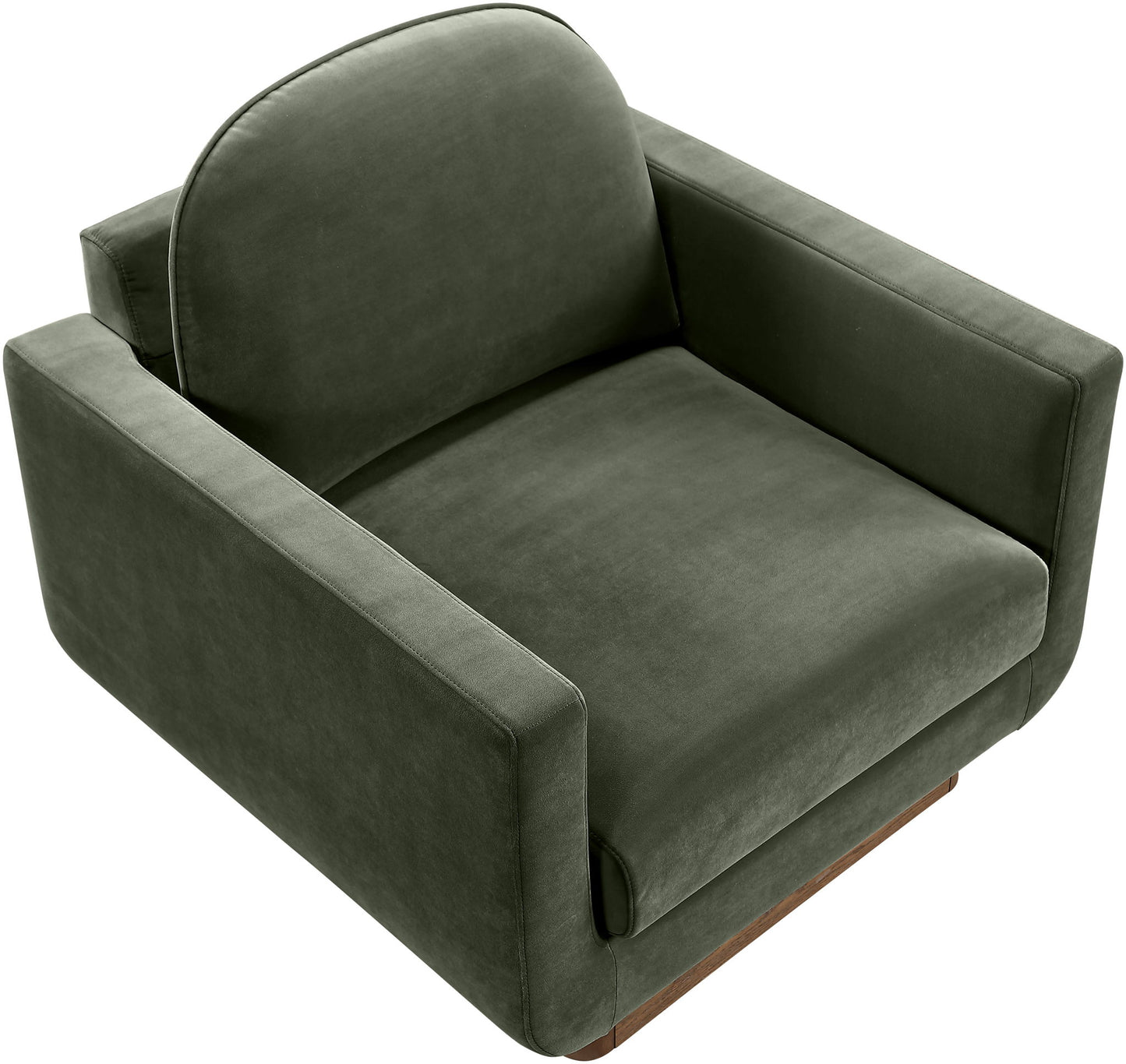 Diviento - Velvet Performance Fabric Upholstered Accent Chair