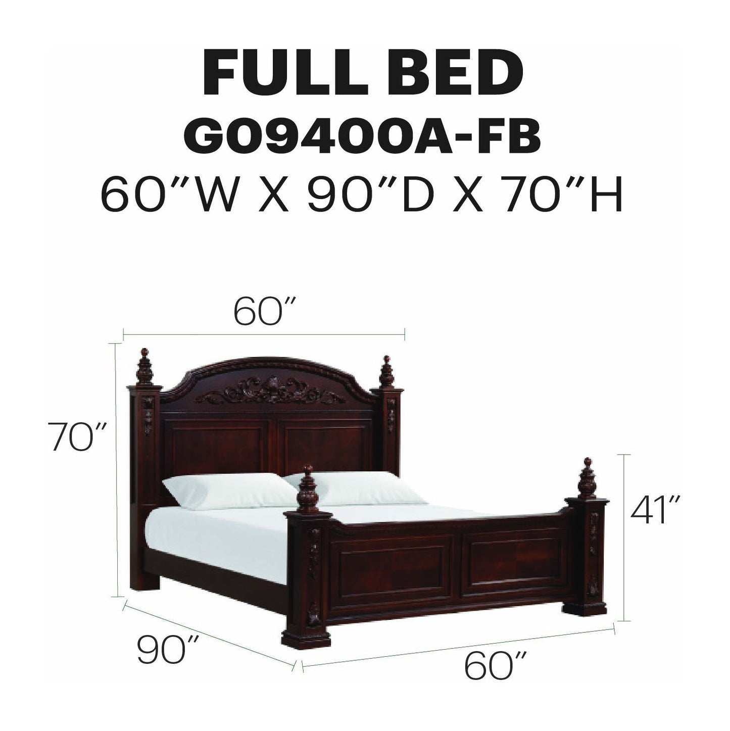 Glory Furniture - Lyndon - Poster Bed