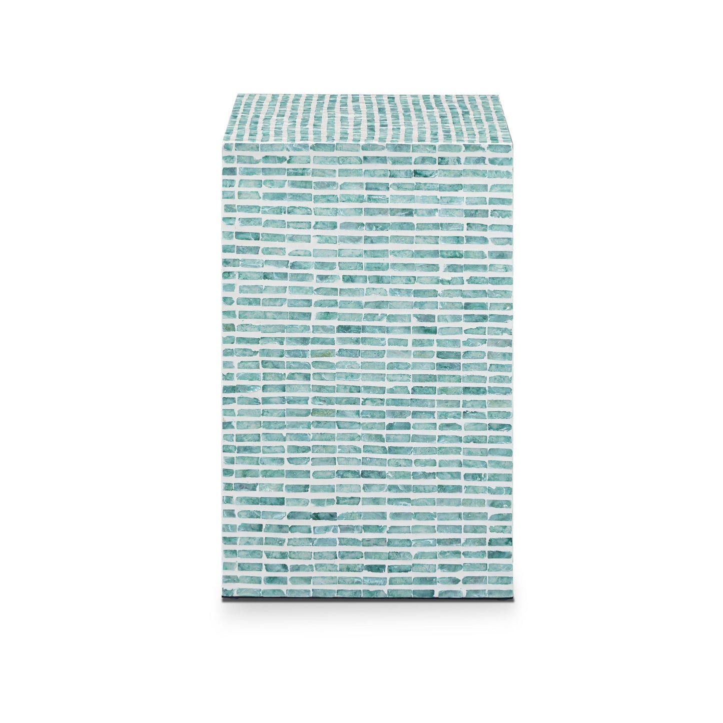 Tia - Mother Of Pearl Nightstand - Blue