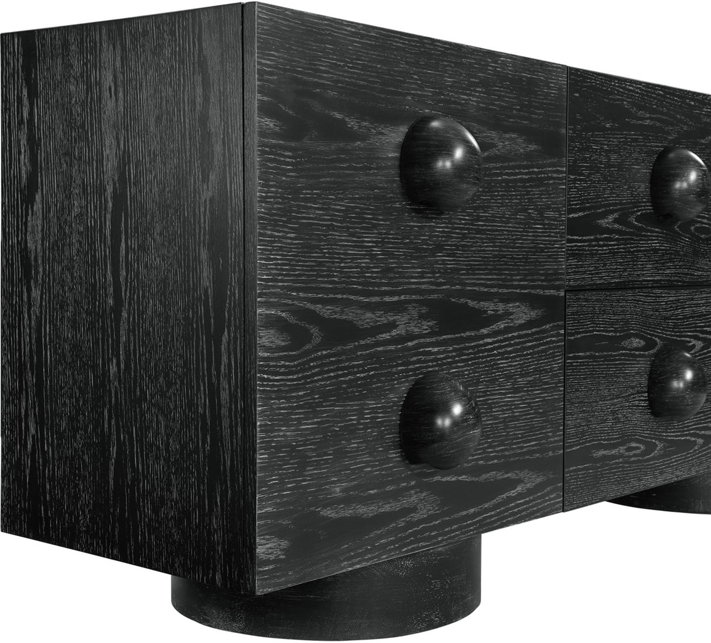 Bubble - Rubberwood with Oak Veneer Sideboard / Buffet