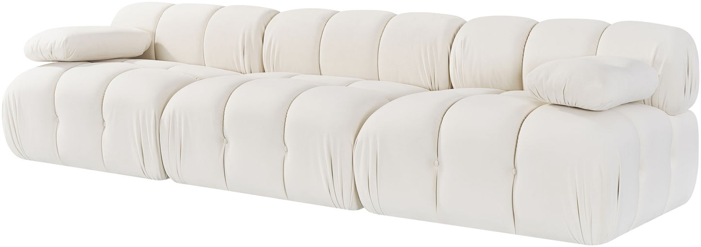 Orin - Velvet 3 Piece Modular Sofa