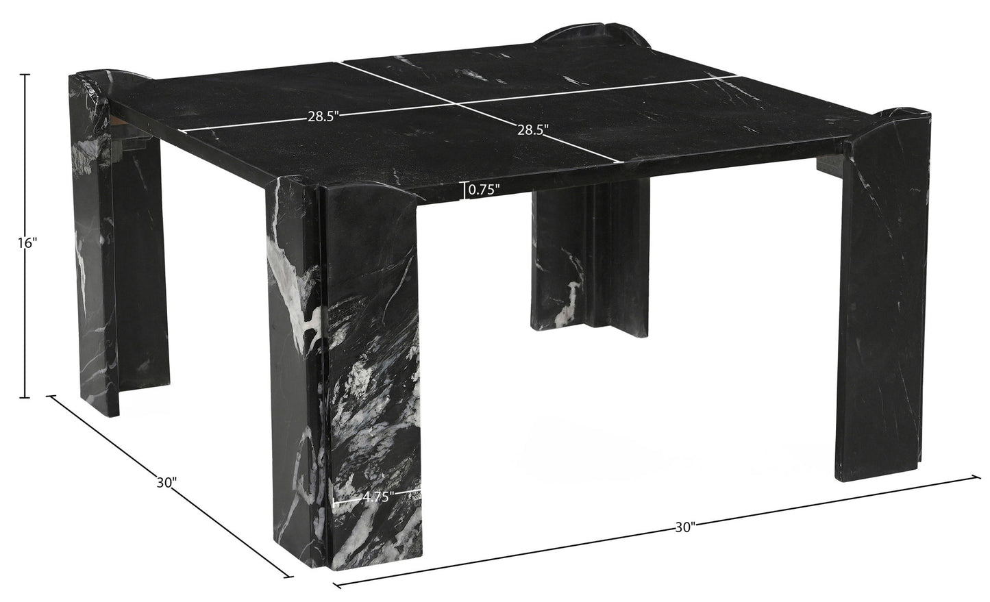 Ravello - Genuine Marble Table