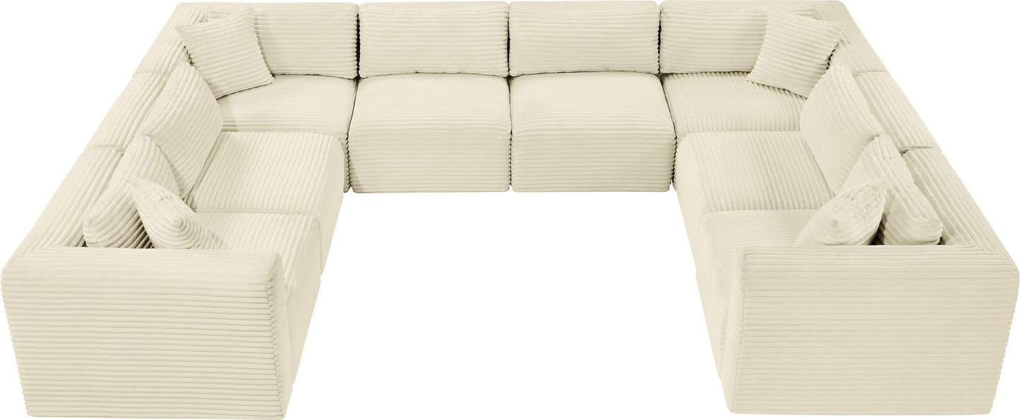 Shaggy - 8 Piece Modular U-Shaped Sectional
